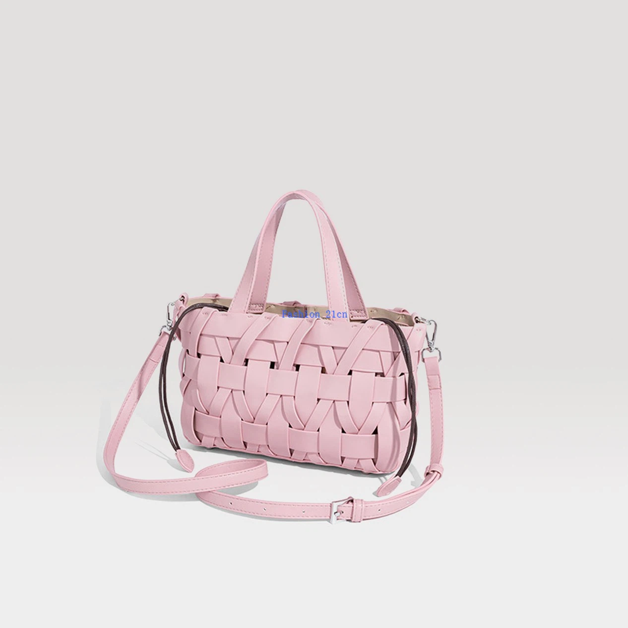 Premium Lady's Woven PU Leather Crossbody Bag high quality